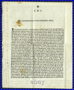 FRANCHISE des CARMÉLITES Lettre de BORDEAUX (Guyenne) pour TOULOUSE 1783