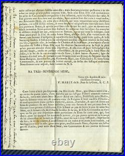 FRANCHISE des CARMÉLITES Lettre de BORDEAUX (Guyenne) pour TOULOUSE 1783