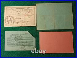 Famille Lecointre Lots De Documents Carte Confederale Cgt + D'electeur 1945