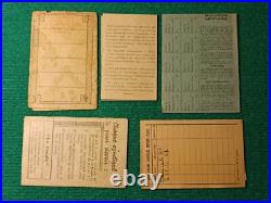Famille Lecointre Lots De Documents Carte Confederale Cgt + D'electeur 1945