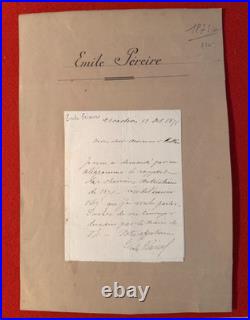 Fl25-l. A. S-émile Péreire-financier-homme Politique-1871