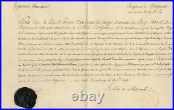 GARDE du CORPS de LOUIS XVI autographes / REVOLUTION / EXCELLENT DOSSIER