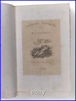 GOUBERT, Eugène. Poésies intimes. Reliure signée GRUEL