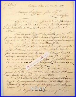 GUADELOUPE Pointe à Pitre 1830 superbe lettre Nantes Angaud Commerce colonie