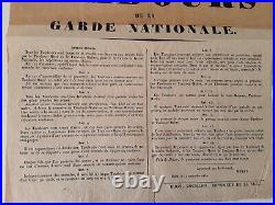 Garde nationale de DIJON /règlement des TAMBOURS/ 1830