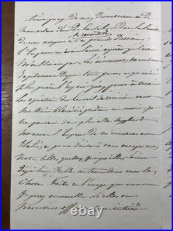 Général Charles de Beaufort d'Hautpoul 1859 Rare Autographe Italie Napoléon III