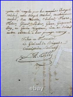 Général Louis Antoine Pille 1795 Prisonnier de Guerre en Haute Loire Le Puy