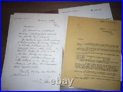 Georges Beaute Ecrivain 6 Documents Autographes