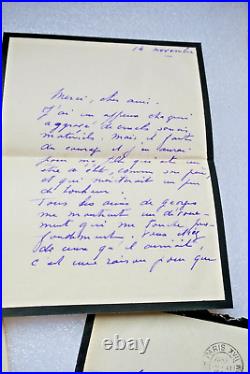 Georges Bourdon lettres autographes manuscrites à Fernand Gregh