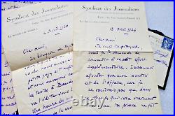 Georges Bourdon lettres autographes manuscrites à Fernand Gregh