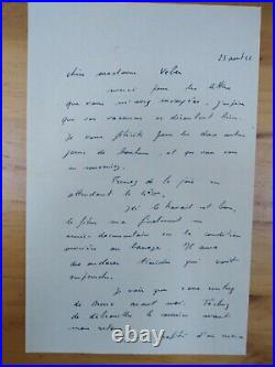 Gérard Philippe lettre