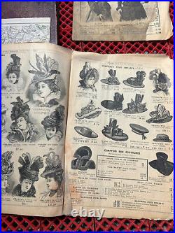 Grands magasins louvre Paris 1895 catalogues agenda + 2 catalogues époque