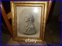 Gravure Du Cure De La Madeleine Fusille A La Commune. Avec Ecrit De La Famille