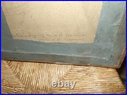 Gravure Du Cure De La Madeleine Fusille A La Commune. Avec Ecrit De La Famille