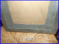 Gravure Du Cure De La Madeleine Fusille A La Commune. Avec Ecrit De La Famille