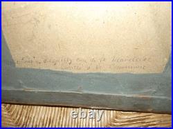 Gravure Du Cure De La Madeleine Fusille A La Commune. Avec Ecrit De La Famille