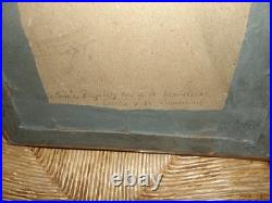 Gravure Du Cure De La Madeleine Fusille A La Commune. Avec Ecrit De La Famille