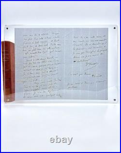 Gustave FLAUBERT chaleureuse et belle lettre autographe signée. 1867