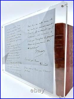 Gustave FLAUBERT chaleureuse et belle lettre autographe signée. 1867