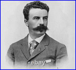 Guy de MAUPASSANT Carte lettre autographe signée Très belle signature