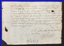 HENRI IV Lettre autographe signée Guerre religion & Gouverneur de Guyenne