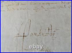 HENRI IV Roi de France autographe signature
