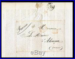 HISTORIQUE LETTRE AUTOGRAPHE SIGNEE VIDOCQ (1857) signed signiert autogramm