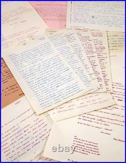 Hans BELLMER 20 lettres autographes signées au Dr Ferdière. 40 pages manuscrites