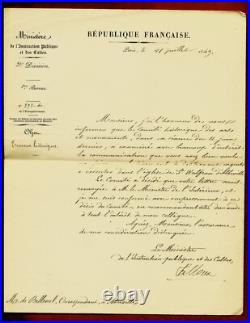Hb18-l. A. S-alfred De Falloux-homme Politique-journaliste-historien-1849