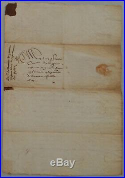 Henri IV Lettre signature autographe du Roi