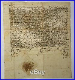 ISABELLA I & FERDINAND II Catholic Kings -Crown of Spain- Charter signed 1479