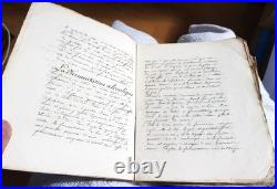 Important ensemble de manuscrits de physique-chimie XIXème, nombreux schémas