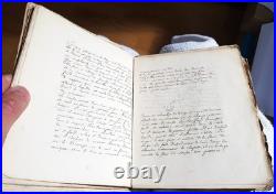Important ensemble de manuscrits de physique-chimie XIXème, nombreux schémas