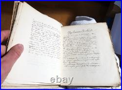 Important ensemble de manuscrits de physique-chimie XIXème, nombreux schémas