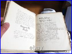 Important ensemble de manuscrits de physique-chimie XIXème, nombreux schémas