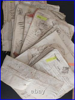 Important lot de documents anciens L'Aigle, Chandai (61, Orne), parchemins