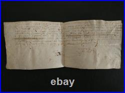 Important lot de documents anciens L'Aigle, Chandai (61, Orne), parchemins