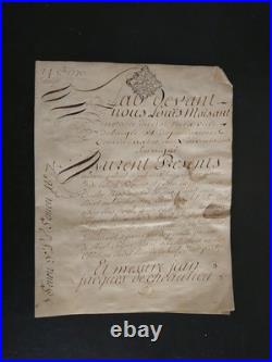 Important lot de documents anciens L'Aigle, Chandai (61, Orne), parchemins