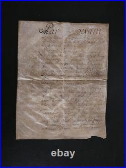 Important lot de documents anciens L'Aigle, Chandai (61, Orne), parchemins