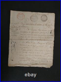 Important lot de documents anciens L'Aigle, Chandai (61, Orne), parchemins