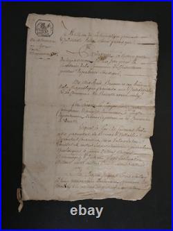 Important lot de documents anciens L'Aigle, Chandai (61, Orne), parchemins