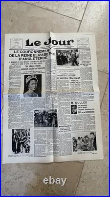 Important lot de unes de journaux anciens annees 1920 à 1940 et au delà