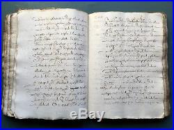 Important recueil d'actes de la fin du XVI ème provenant du GERS. 320 Feuillets