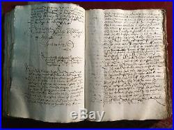 Important recueil d'actes du XVIème siècle, du Sud de la France