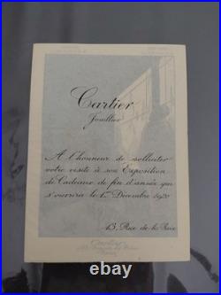 Invitation Cartier 1920
