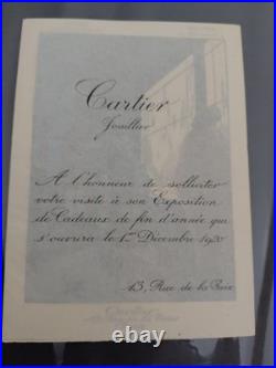 Invitation Cartier 1920