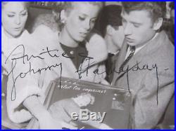 JOHNNY HALLYDAY autographe dédicace JOHNNY HALLYDAY avec Catherine DENEUVE