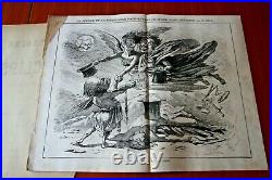 JOURNAL L'ECLIPSE Série complète 400 n° 1868-1876 + Suppl. POLO + ANDRE GILL