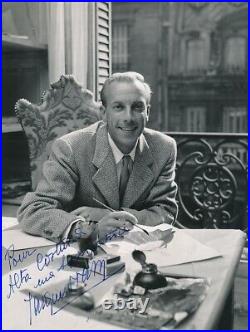 Jacques F. FATH couturier photo photographie signée dédicacée à la haute couture