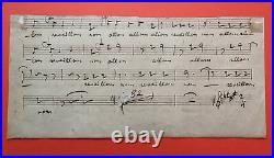 Jacques OFFENBACH Manuscrit musical autographe